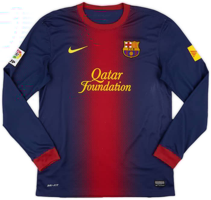 【期間限定お試し価格】 2012-13 (M) - 7/10 - #10 Messi Shirt L/S Home Barcelona ウェア