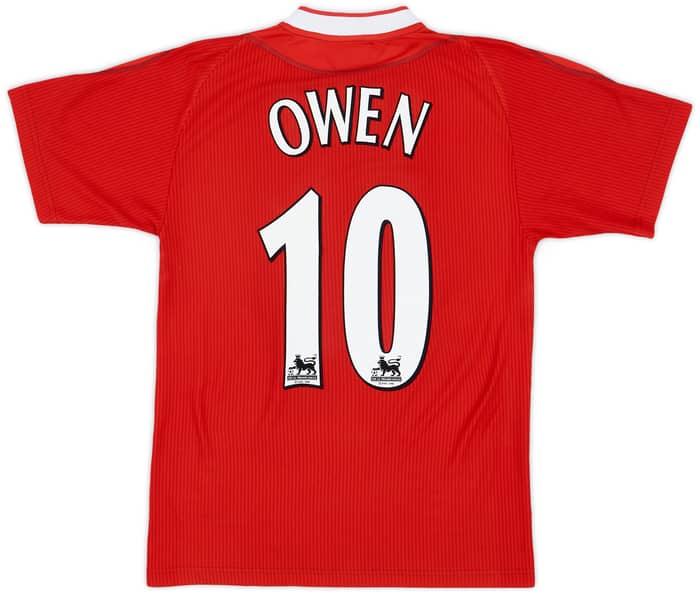 2002-04 Liverpool Home Shirt Owen #10 - 9/10 - (S)