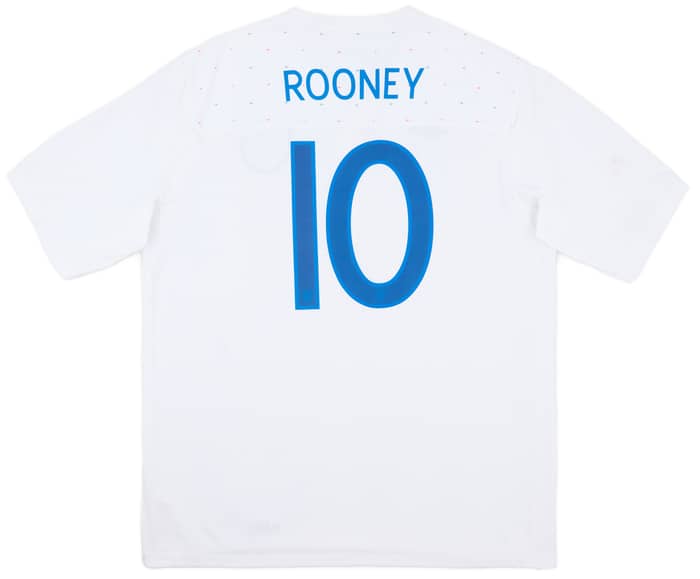 2010-11 England Home Shirt Rooney #10 - 9/10 - (3XL)