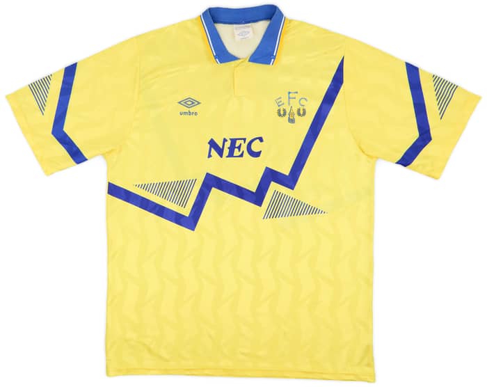 1990-92 Everton Away Shirt - 9/10 - (L)