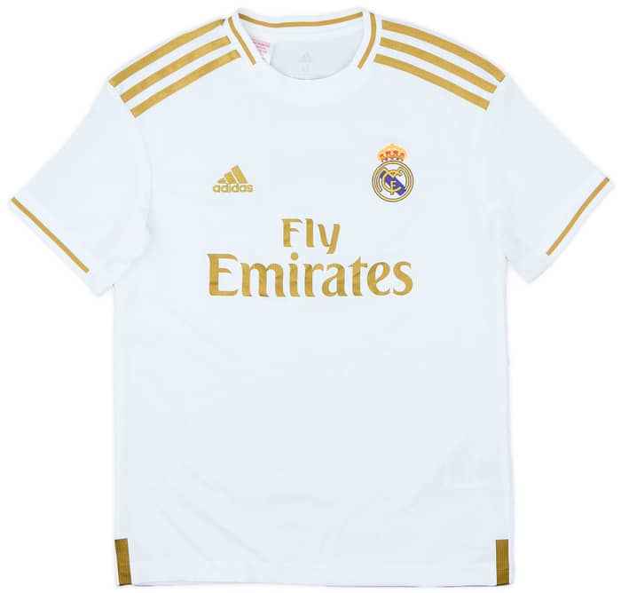 2019-20 Real Madrid Home Shirt Hazard #7 - 9/10 - (M.Boys)