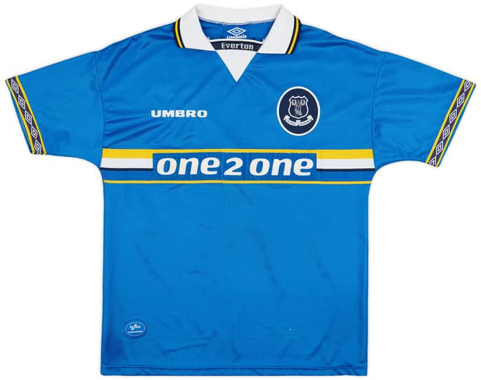 1997-99 Everton Home Shirt Materazzi #15 - 8/10 - (L)