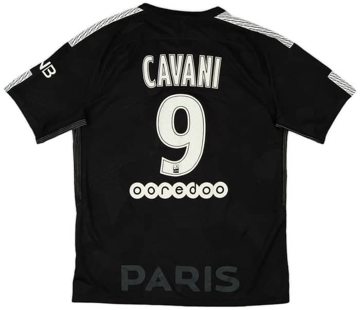 2017-18 Paris Saint-Germain Third Shirt Cavani #9 - 7/10 - (M)