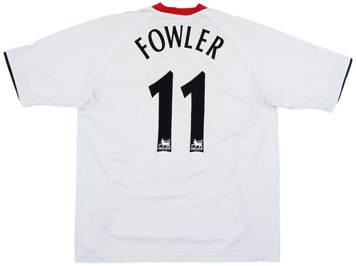 2005-06 Liverpool Away Shirt Fowler #11 - 5/10 - (XL)