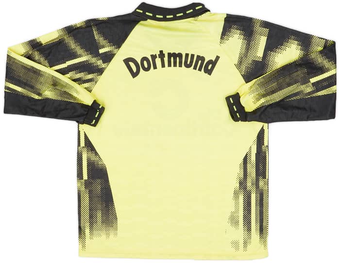 1992-93 Borussia Dortmund Home L/S Shirt - 8/10 - (L)