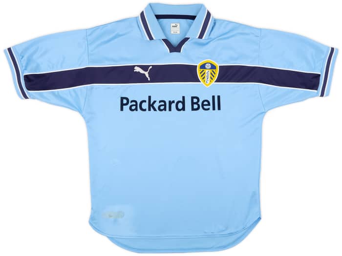 1999-00 Leeds United Away Shirt Haaland #4 - 7/10 - (L)