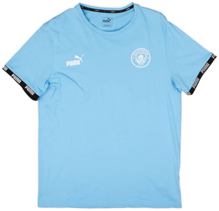 2019-20 Manchester City Puma Cotton Tee - 9/10 - (L)
