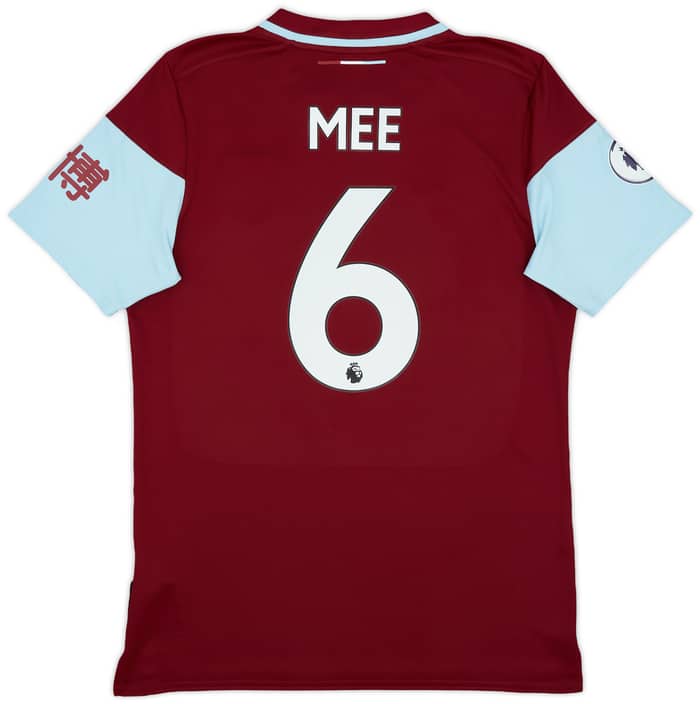 2020-21 Burnley Home Shirt Mee #6 - 9/10 - (M)