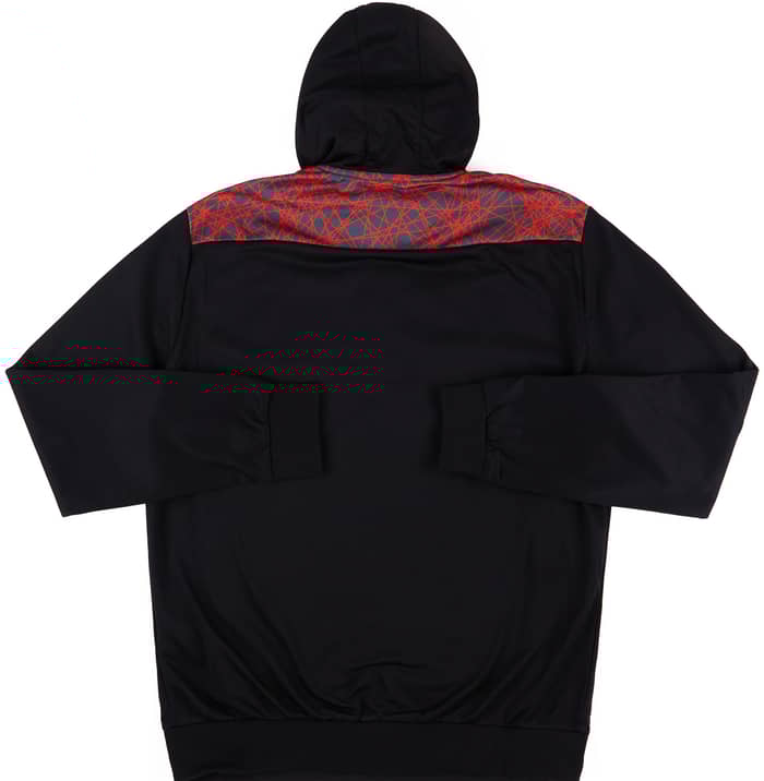 2020-21 Dundee United Macron Hooded 1/4 Zip Training Top