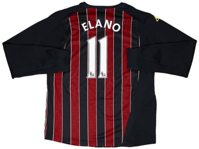 2008-09 Manchester City Away L/S Shirt Elano #11 - 8/10 - (XL)