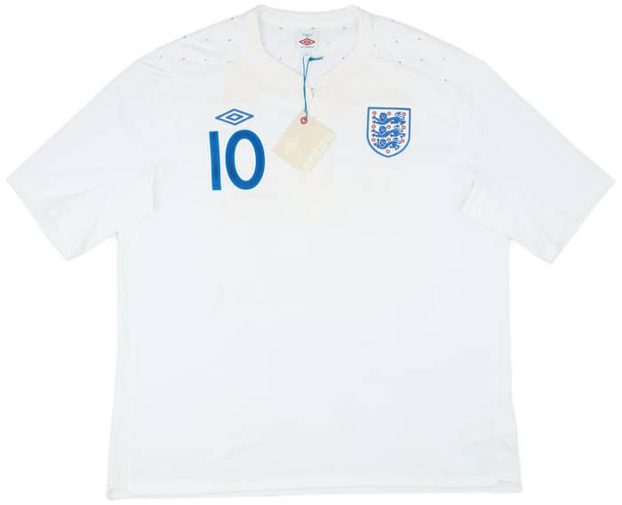 2010-11 England Home Shirt Rooney #10 (3XL)