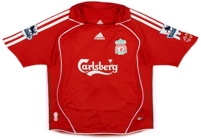 2006-08 Liverpool Home Shirt Carragher #23 - 5/10 - (S.Boys)