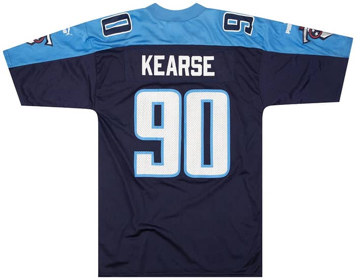 1999-00 Tennessee Titans Kearse #90 Puma Jersey (Home) L