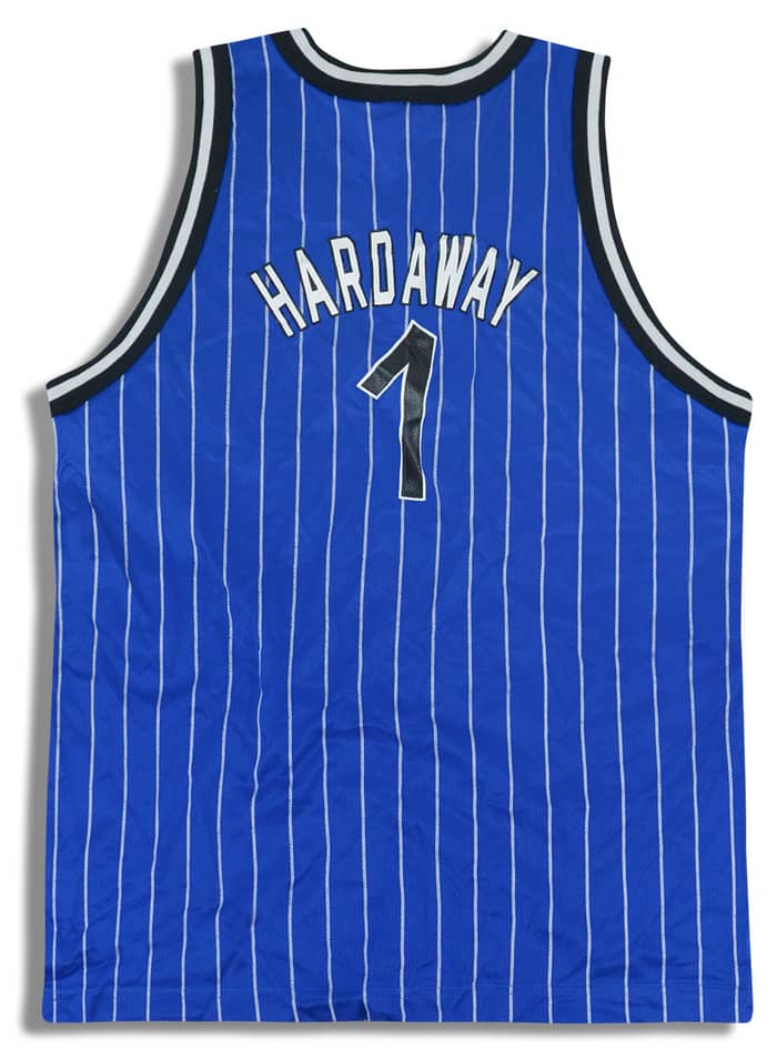 1995-98 Orlando Magic Hardaway #1 Champion Jersey (Away) Y