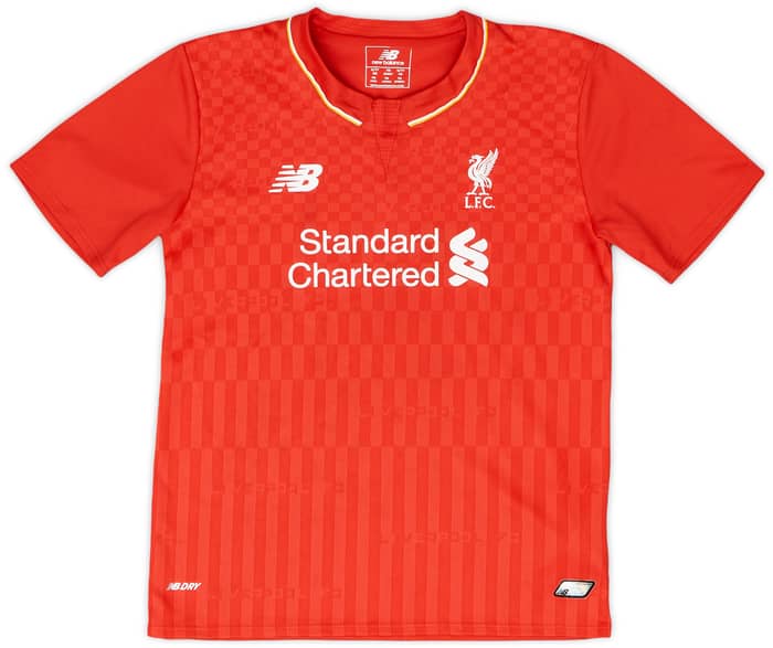 2015-16 Liverpool Home Shirt - 9/10 - (S.Boys)