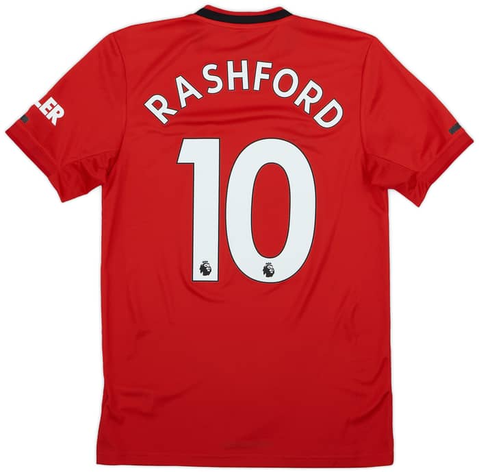 2019-20 Manchester United Home Shirt Rashford #10 - 10/10 - (S)