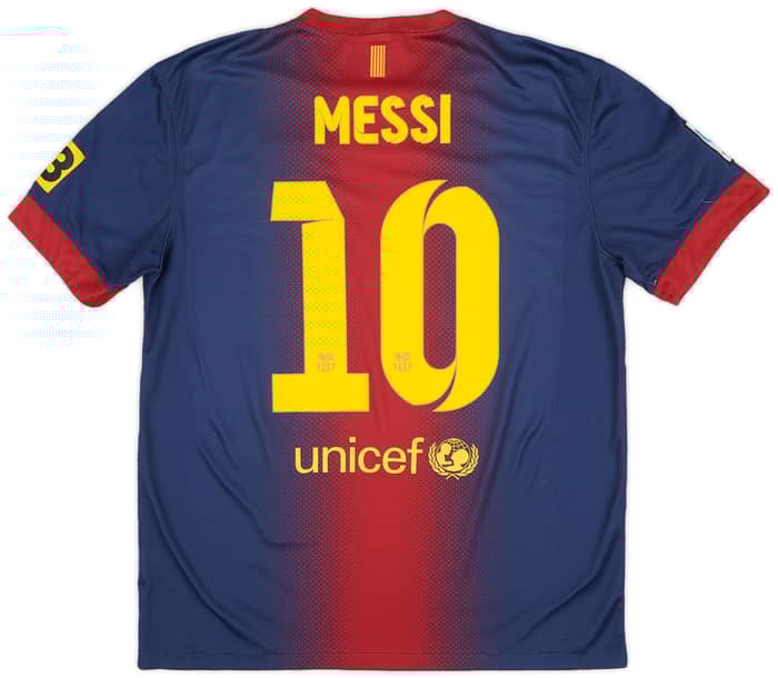 2012-13 Barcelona Home Shirt Messi #10 - 8/10 - (L)