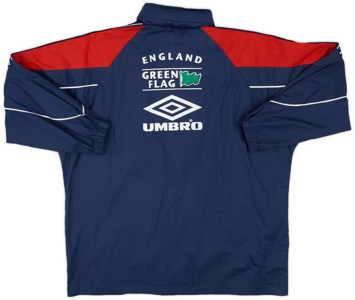 1995-97 England Umbro Hooded Rain Jacket - 9/10 - (L)