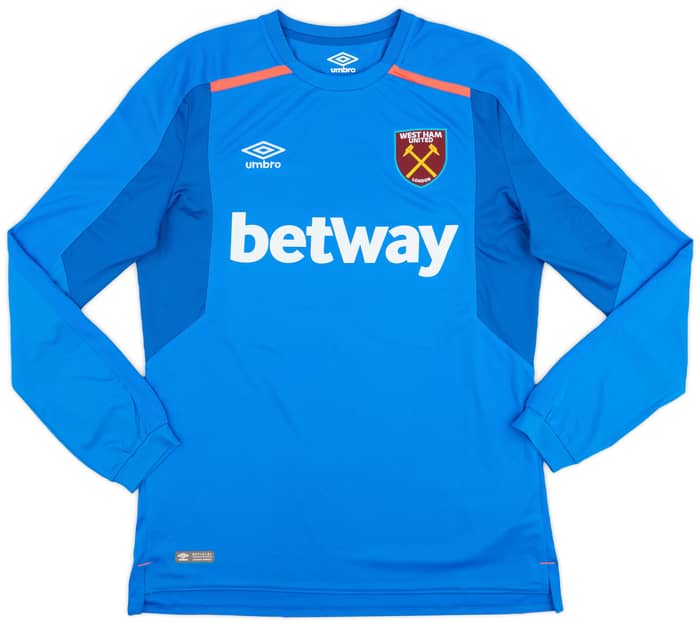 2017-18 West Ham Player Issue GK Shirt Trott #34 - 9/10 - (L)