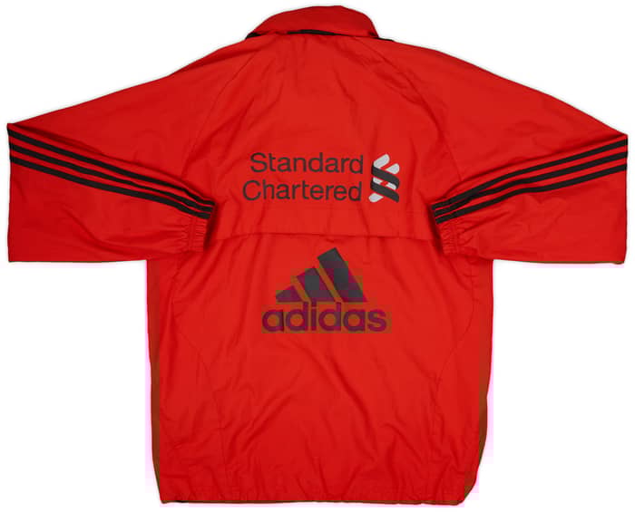2010-11 Liverpool adidas Hooded Rain Jacket - 8/10 - (M)