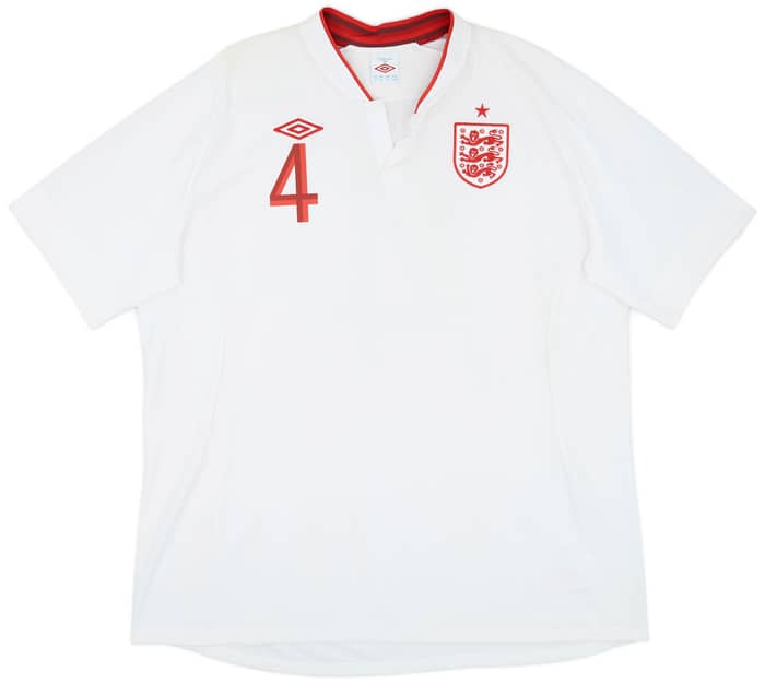 2012-13 England Home Shirt Gerrard #4 - 7/10 - (XXL)