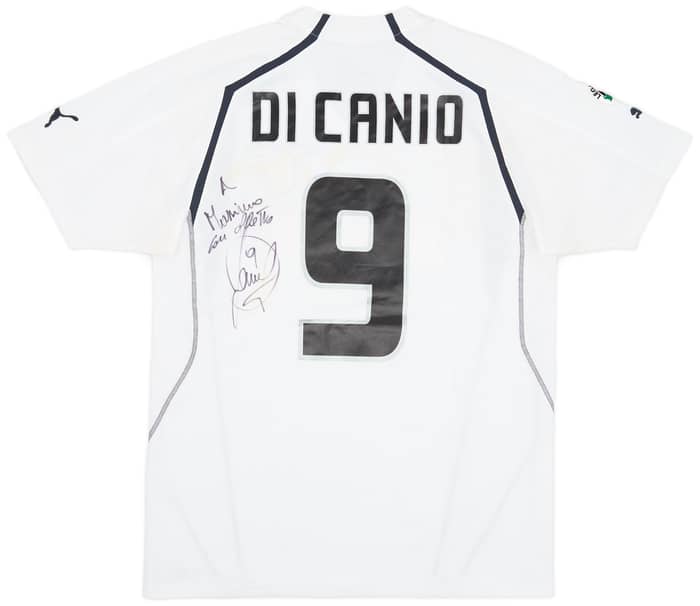 2004-05 Lazio Match Issue Signed Away Shirt Di Canio #9