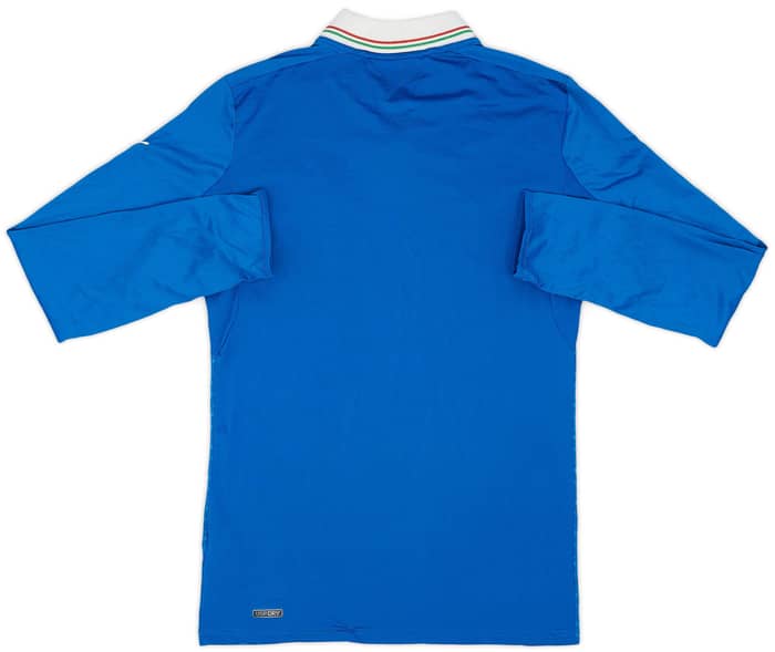 2012-13 Italy Home L/S Shirt - 9/10 - (M)