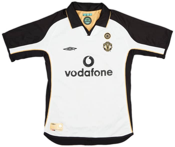 2001-02 Manchester United Centenary Away/Third Shirt - 7/10 - (S.Boys)
