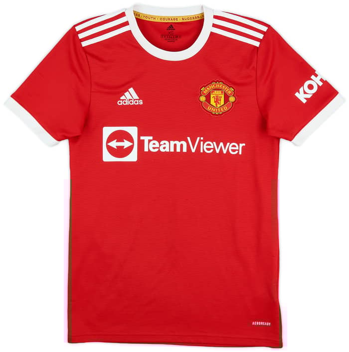 2021-22 Manchester United Home Shirt Ronaldo #7 - 7/10 - (XS)