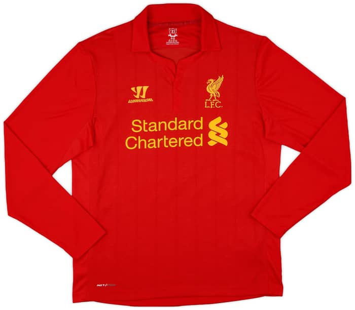 2012-13 Liverpool Home L/S Shirt Gerrard #8 - 7/10 - (M)