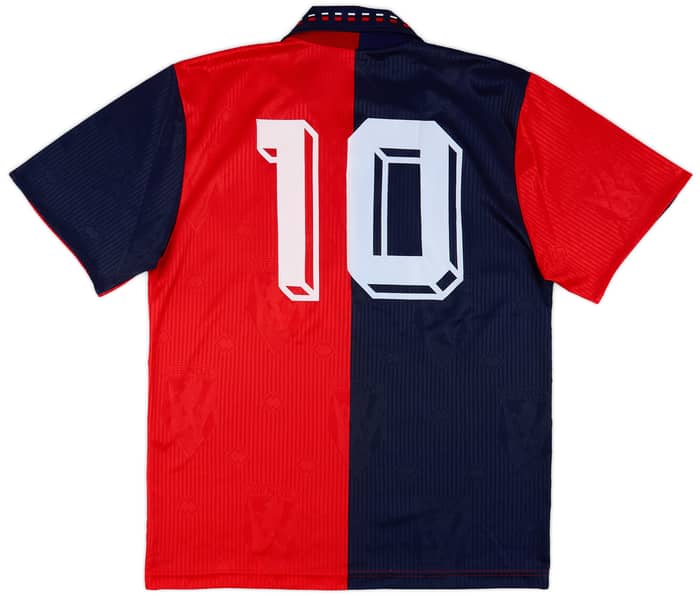1991-92 Genoa Home Shirt #10 - 9/10 - (L)