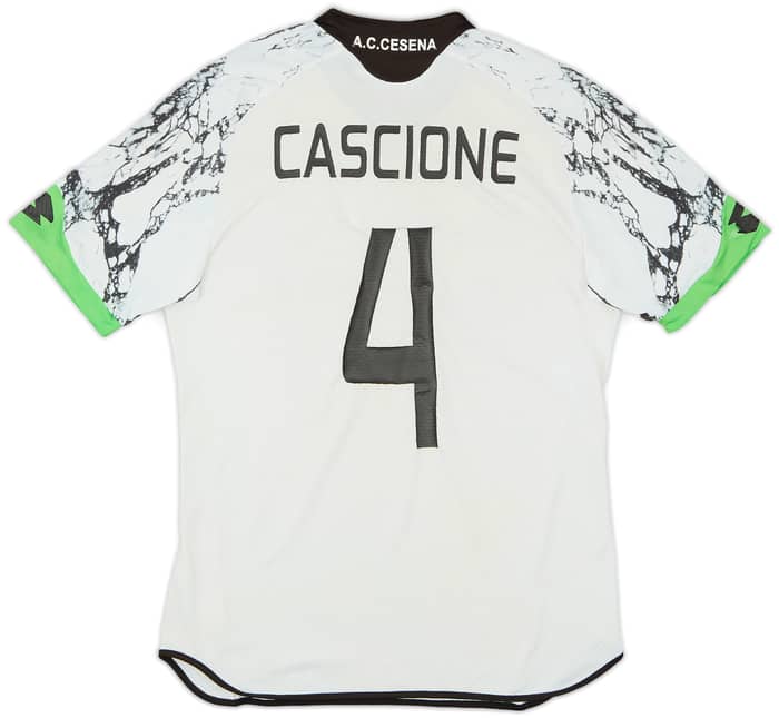 2015-16 Cesena Home Shirt Cascione #4 - 4/10 - (M)