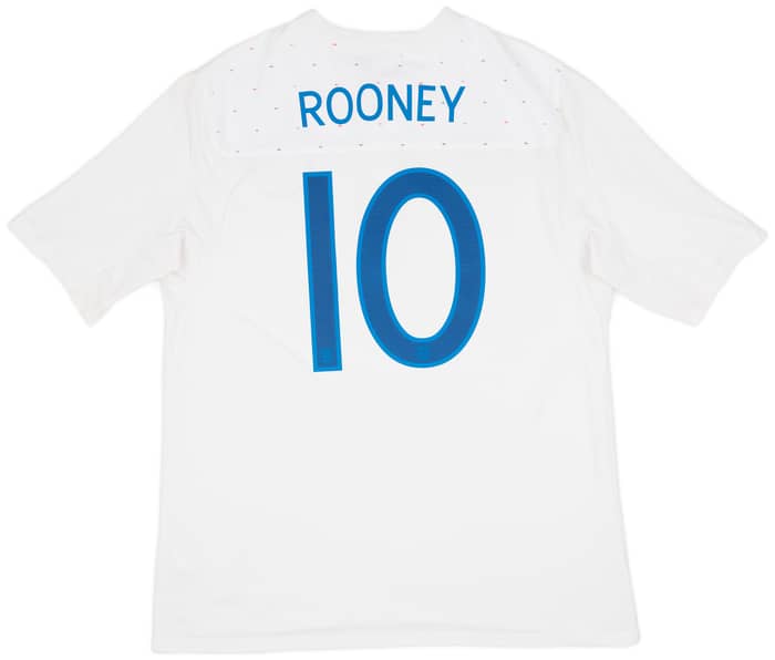2010-11 England Home Shirt Rooney #10 - 8/10 - (XL)