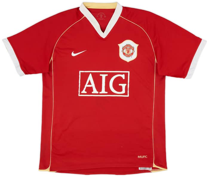 2006-07 Manchester United Home Shirt Solskjaer #20 - 5/10 - (L)