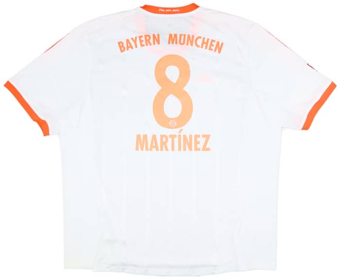 2012-13 Bayern Munich Away Shirt Martinez #8 - 5/10 - (3XL)