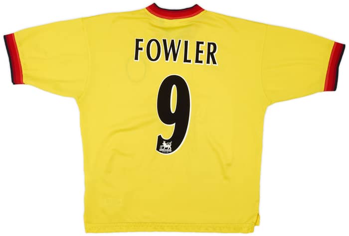 1997-99 Liverpool Away Shirt Fowler #9 - 5/10 - (L)