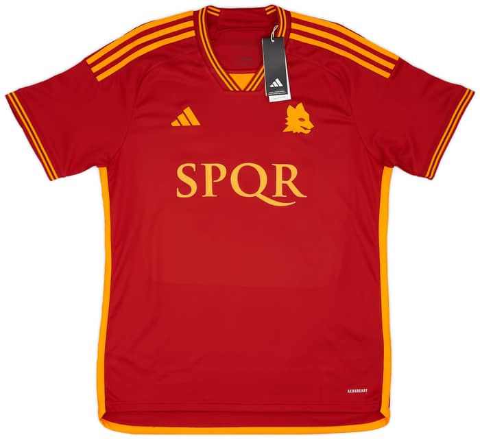 2023-24 Roma Home Shirt Lukaku #90