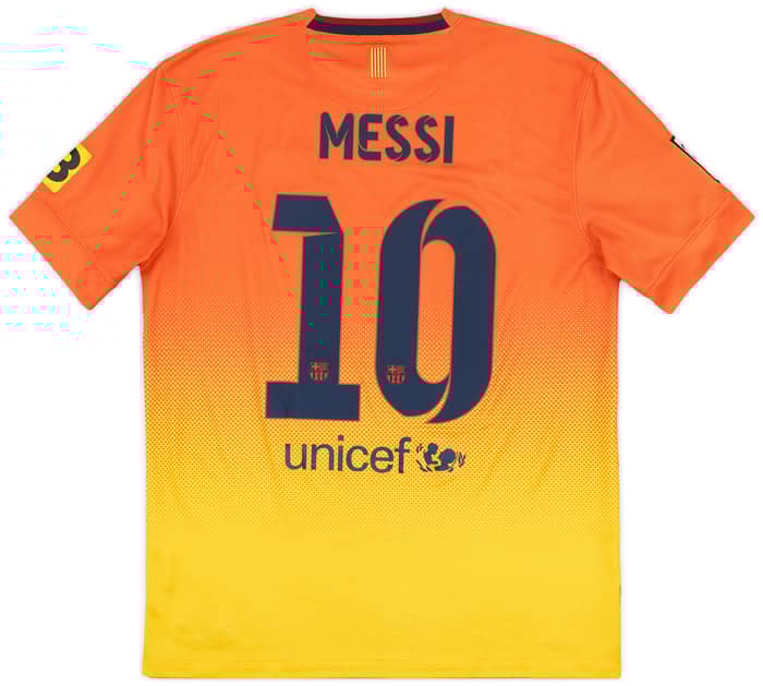 2012-13 Barcelona Away Shirt Messi #10 - 4/10 - (L)
