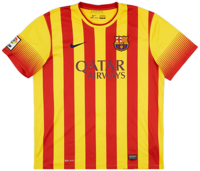 2013-15 Barcelona Away Shirt Messi #10 - 5/10 - (XL)