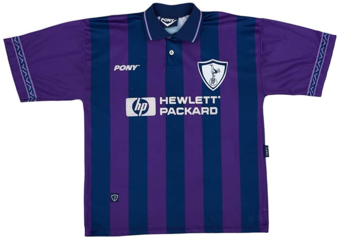 1995-97 Tottenham Away Shirt Sheringham #10 - 8/10 - (L)