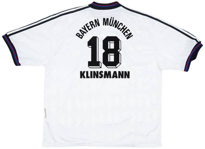 1996-98 Bayern Munich Away Shirt Klinsmann #18 - 9/10 - (XXL)