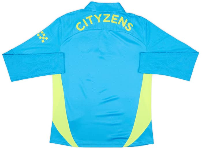 2024-25 Manchester City Player Issue 1/4 Zip Training Top # - 7/10