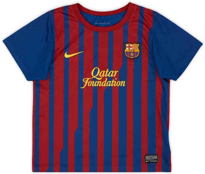 2011-12 Barcelona Home Shirt - 6/10 - (S.Boys)