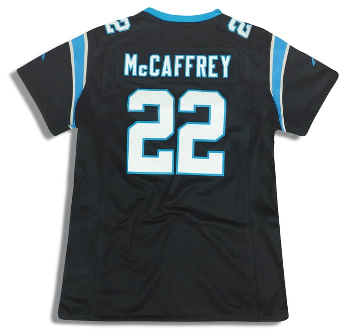 2018 Carolina Panthers McCaffrey #22 Nike Game Jersey (Home) Womens (M) - *As New*