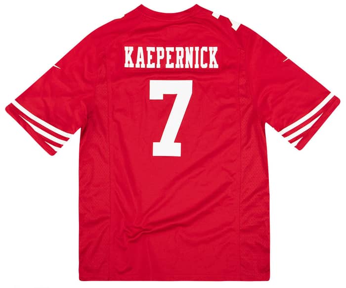 2012-16 San Francisco 49ers Kaepernick #7 Nike Game Jersey (Home) XL