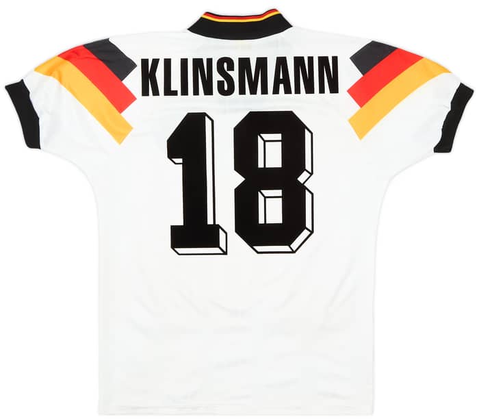 1992-94 Germany Home Shirt Klinsmann #18 - 9/10 - (S)