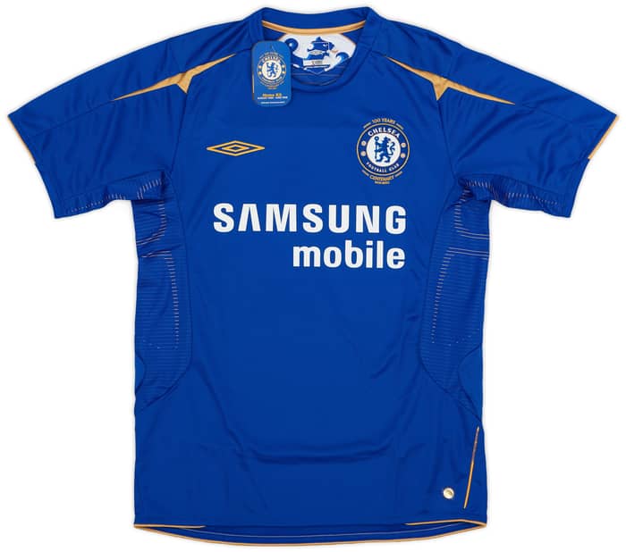 2005-06 Chelsea Centenary Home Shirt Drogba #15 (S)
