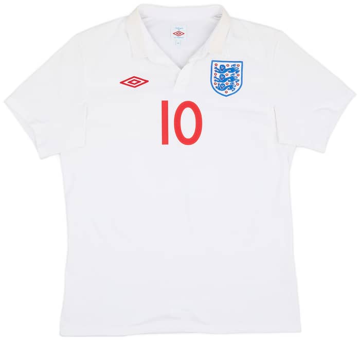 2009-10 England Home Shirt Rooney #10 - 6/10 - (L)