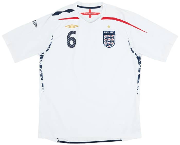 2007-09 England Home Shirt Terry #6 - 5/10 - (XL)