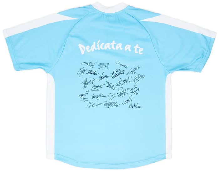 2003-04 Lazio 'Signed' Basic Home Shirt - 5/10 - (M)